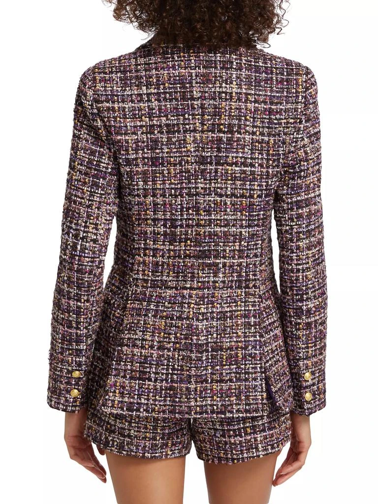 L'Agence Chamberlain Tweed Single-Breasted Blazer 5