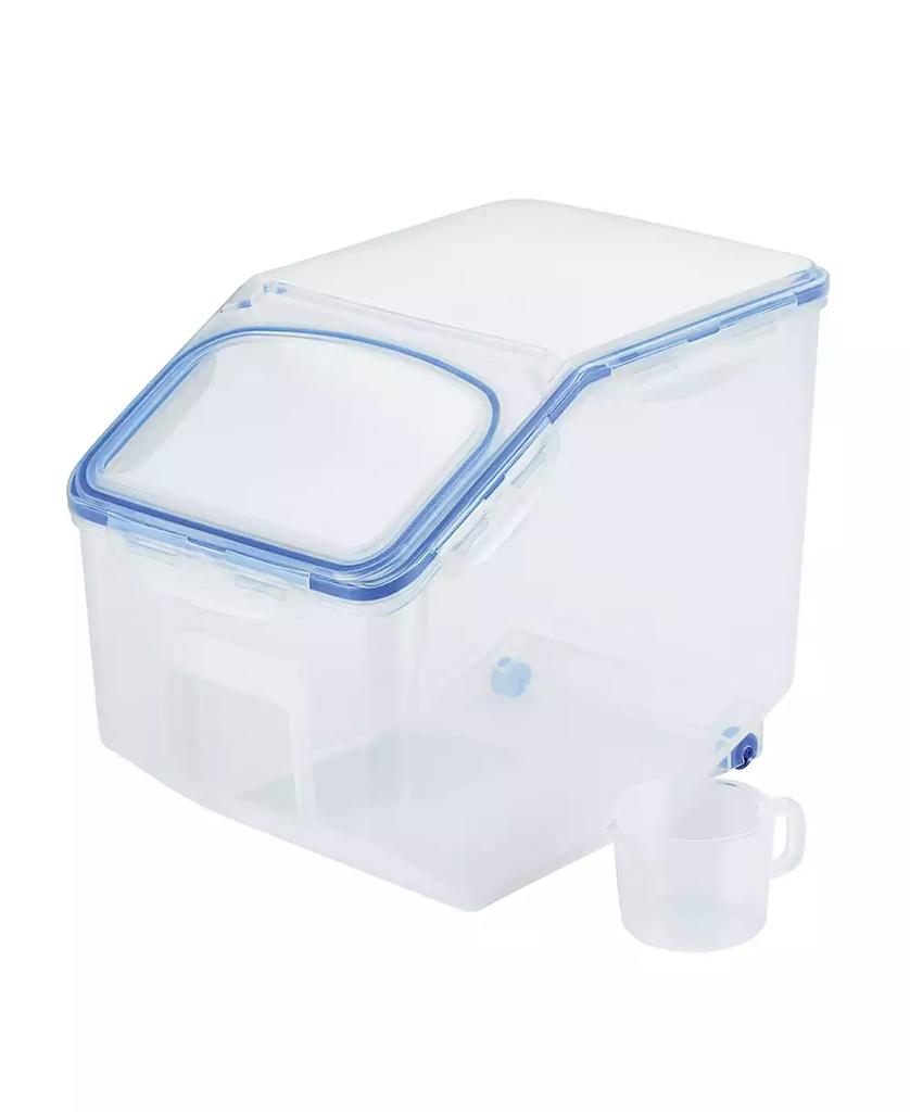 Lock & Lock Easy Essentials 50.7-Cup Food Storage Container with Flip Lid and Serving Cup