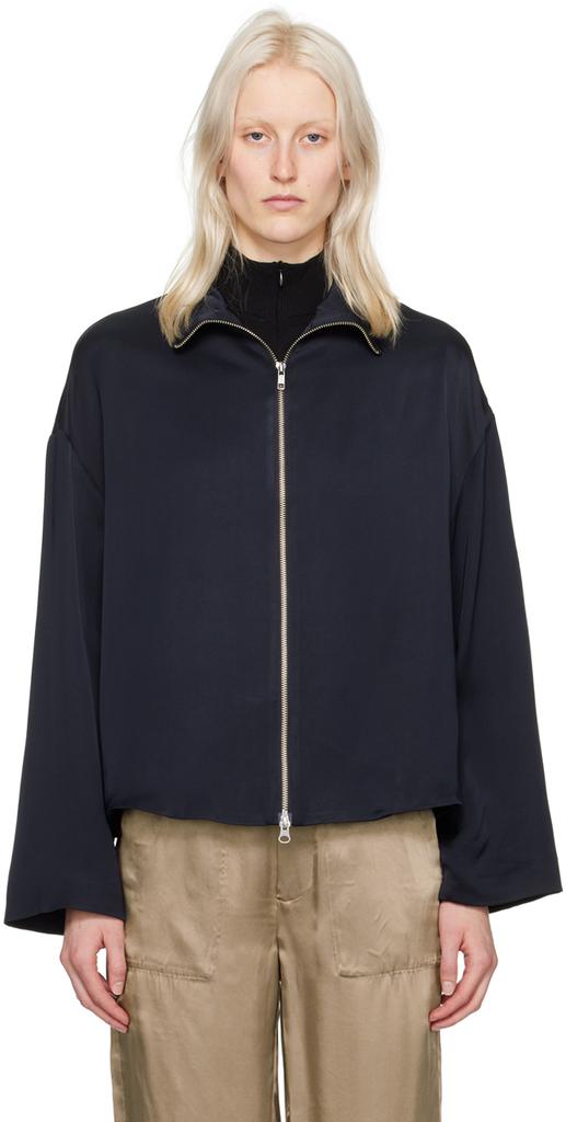 6397 Navy Liquid Jacket