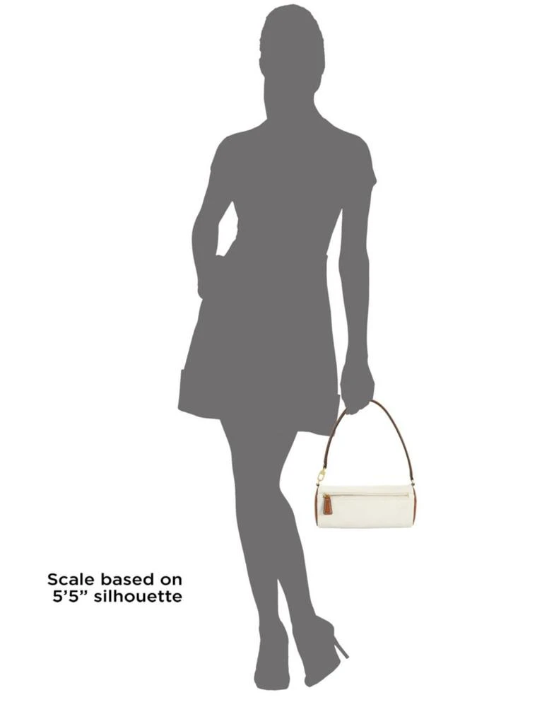 Staud Suzy Canvas & Leather Barrel Bag 3