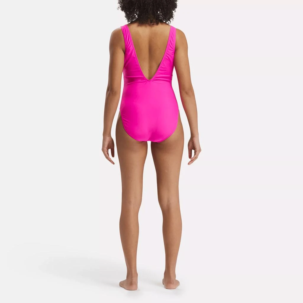 Reebok Women's Basic One-Piece Swimsuit with Low Scoop Back 3