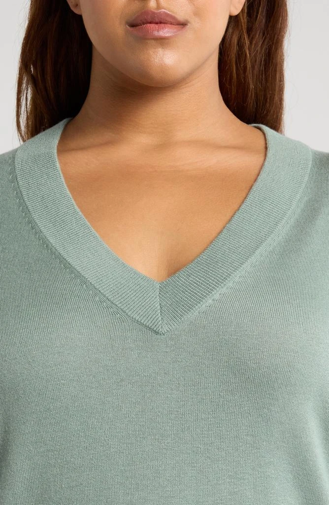 Treasure & Bond Relaxed V-Neck Sweater 4