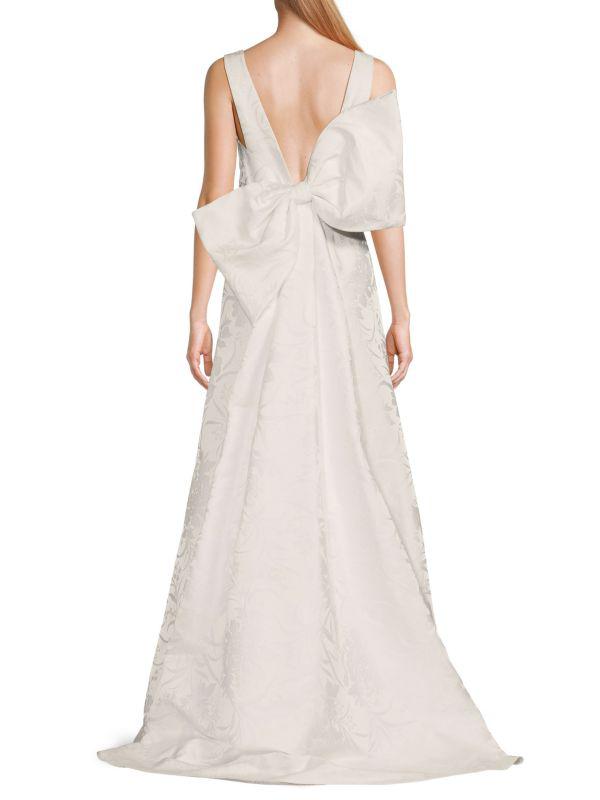 Tadashi Shoji Sleeveless Floral A Line Gown