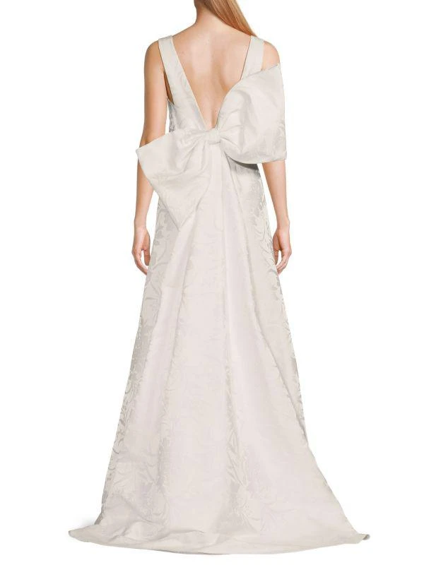 Tadashi Shoji Sleeveless Floral A Line Gown 2