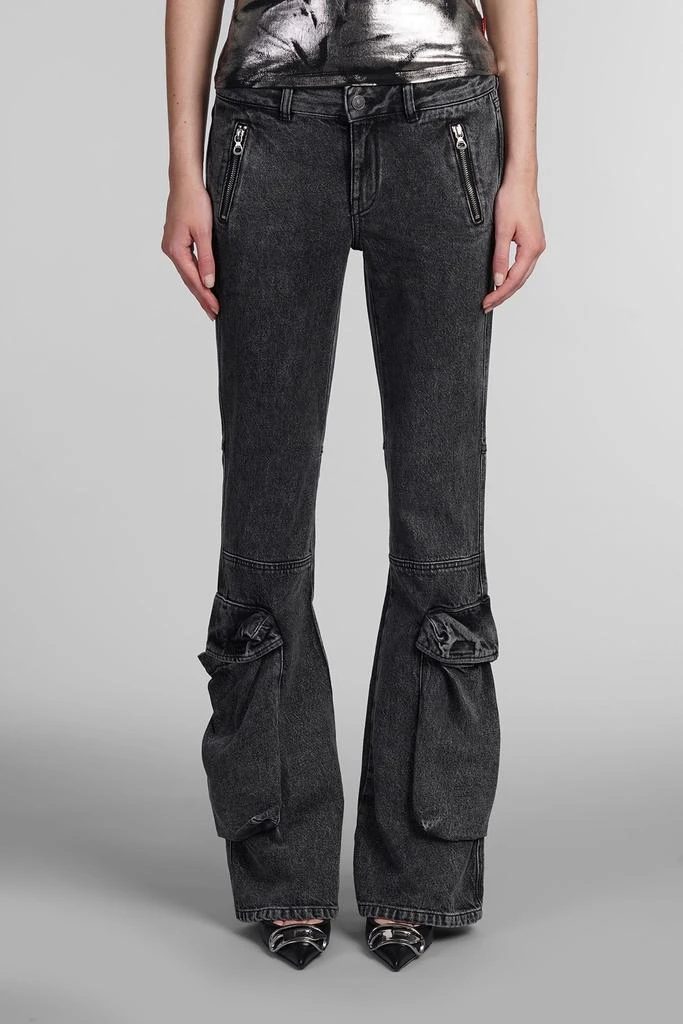 Diesel D Poky Jeans In Black Denim 1