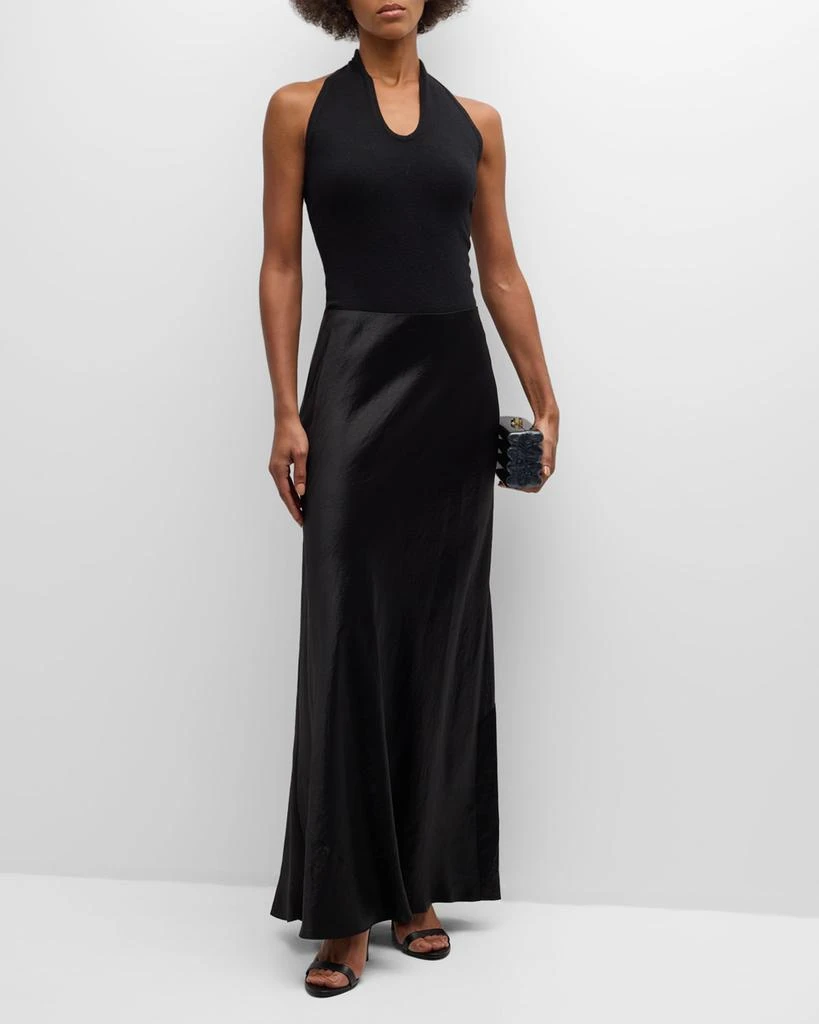 Vince Satin Maxi Skirt 4