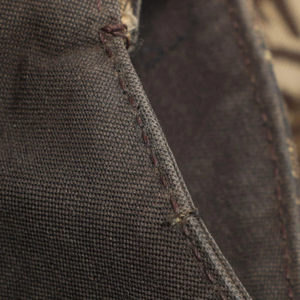 Fendi Fendi Beige/Brown Zucchino Canvas and Leather Accordion Tote 16