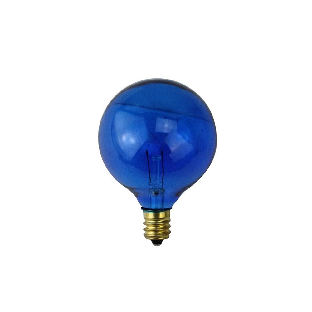 Northlight Pack of 25 Incandescent G40 Blue Christmas Replacement Bulbs