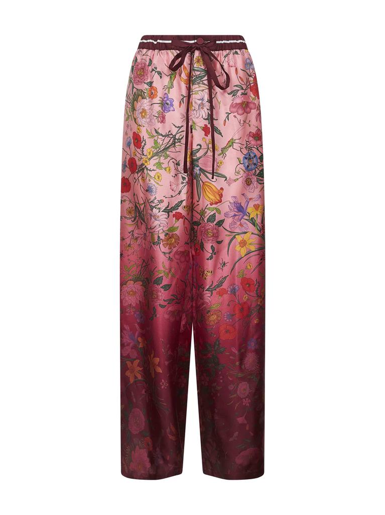 Gucci GUCCI | Printed silk twill trousers | Women | 44