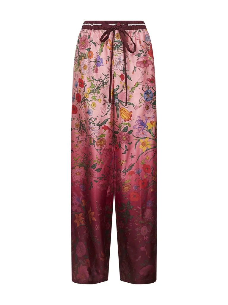 Gucci GUCCI | Printed silk twill trousers | Women | 44 1