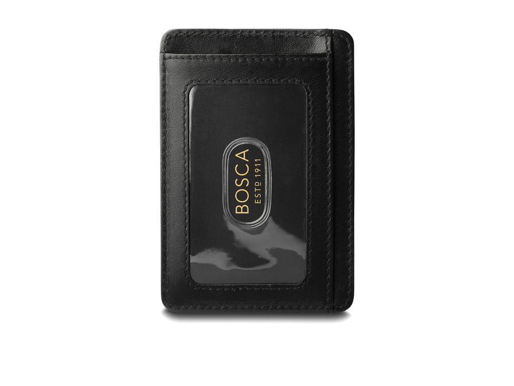 Bosca Nappa Vitello - Seven-Pocket ID RFID Card Case