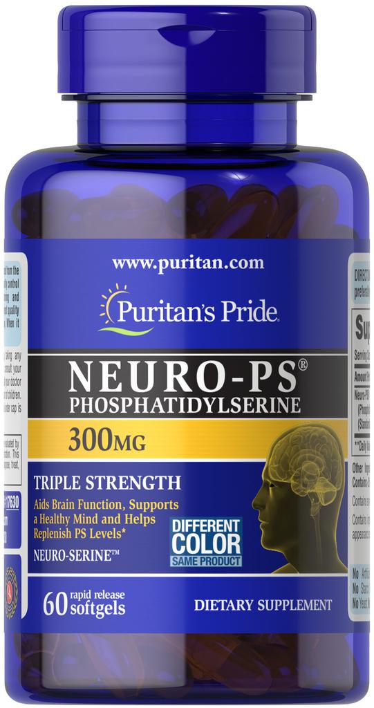 Puritan's Pride Neuro-PS 300 mg (Phosphatidylserine)