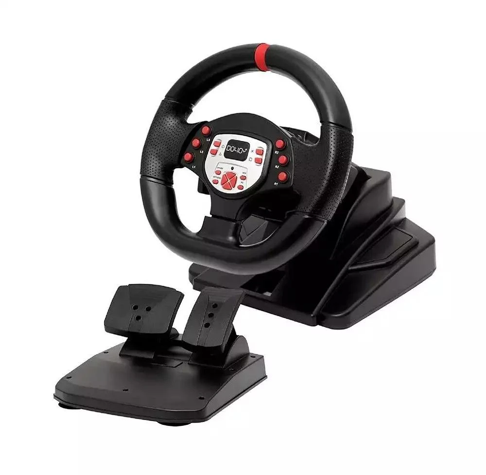 NBCP Game Controller 180° turn Steering Wheel Pedals For PC PS3 PS4 Switch Android