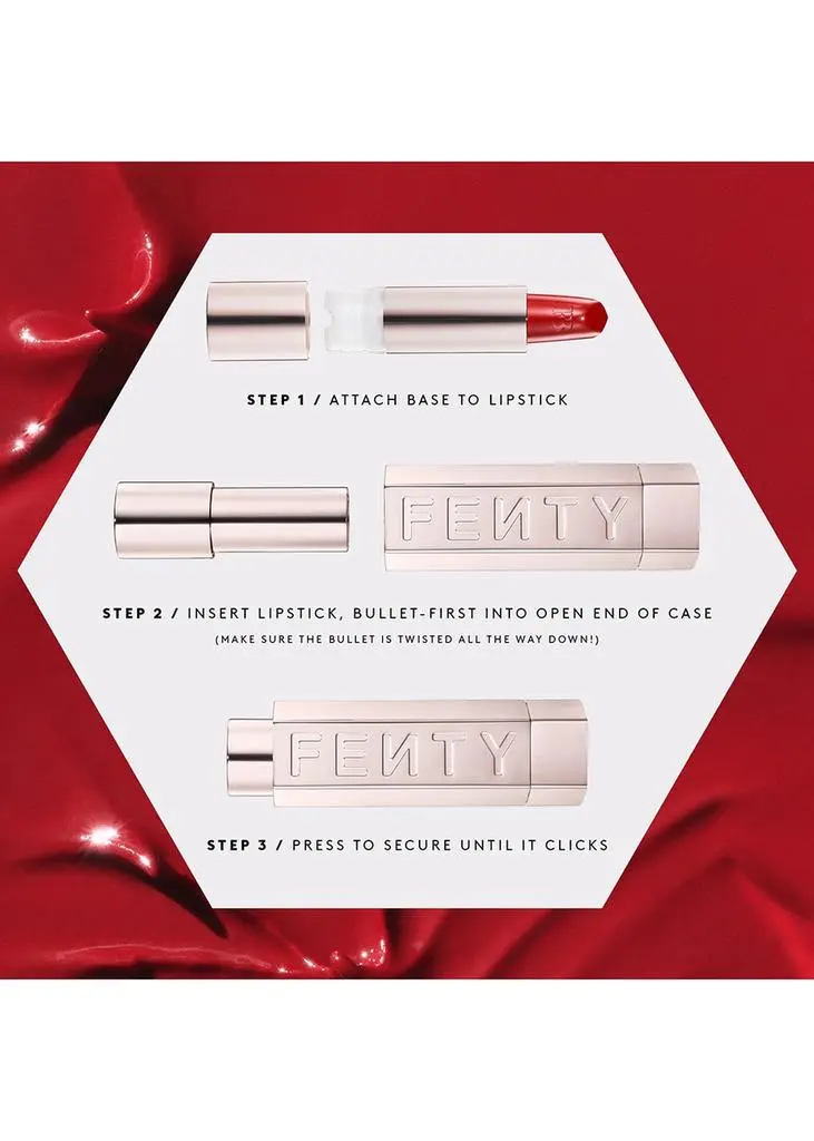 Fenty Beauty Icon The Case: Semi-Matte Lipstick Case 4