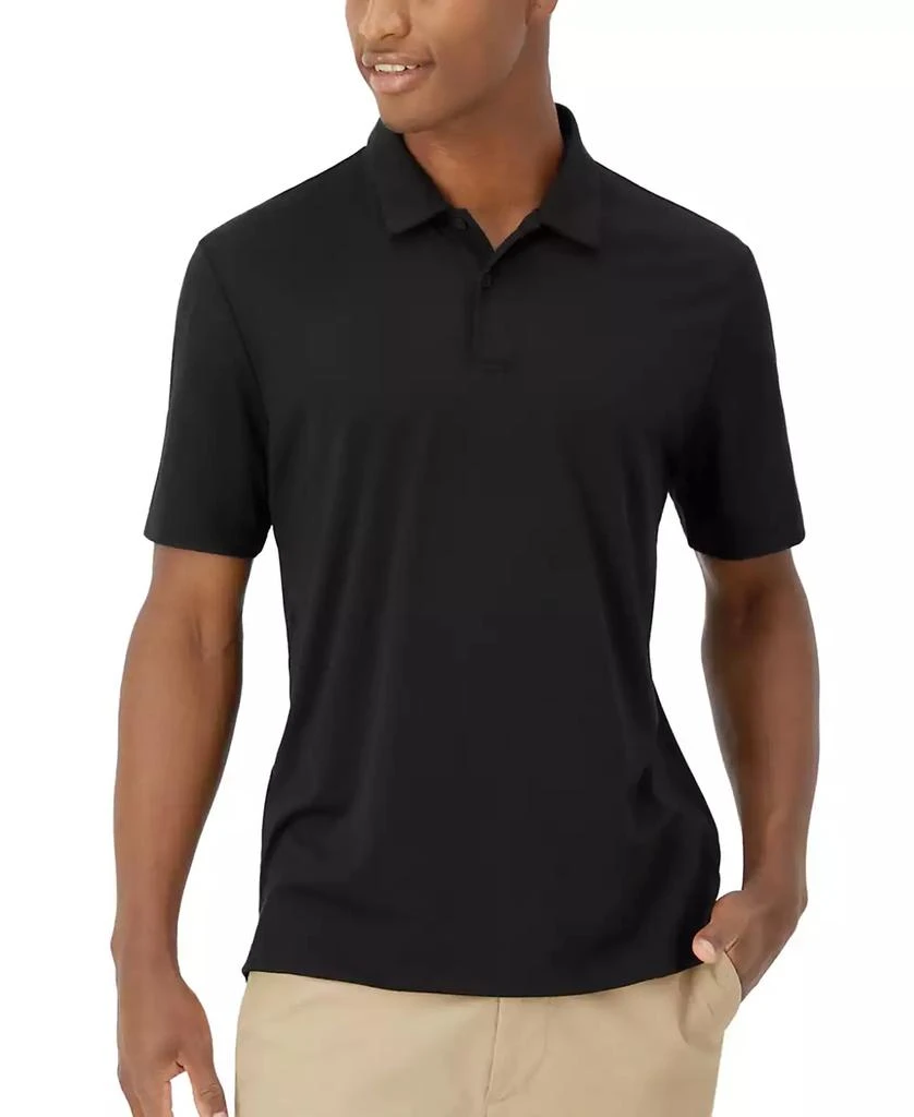 Hanes Men's Moves Performance Short Sleeve Polo 1