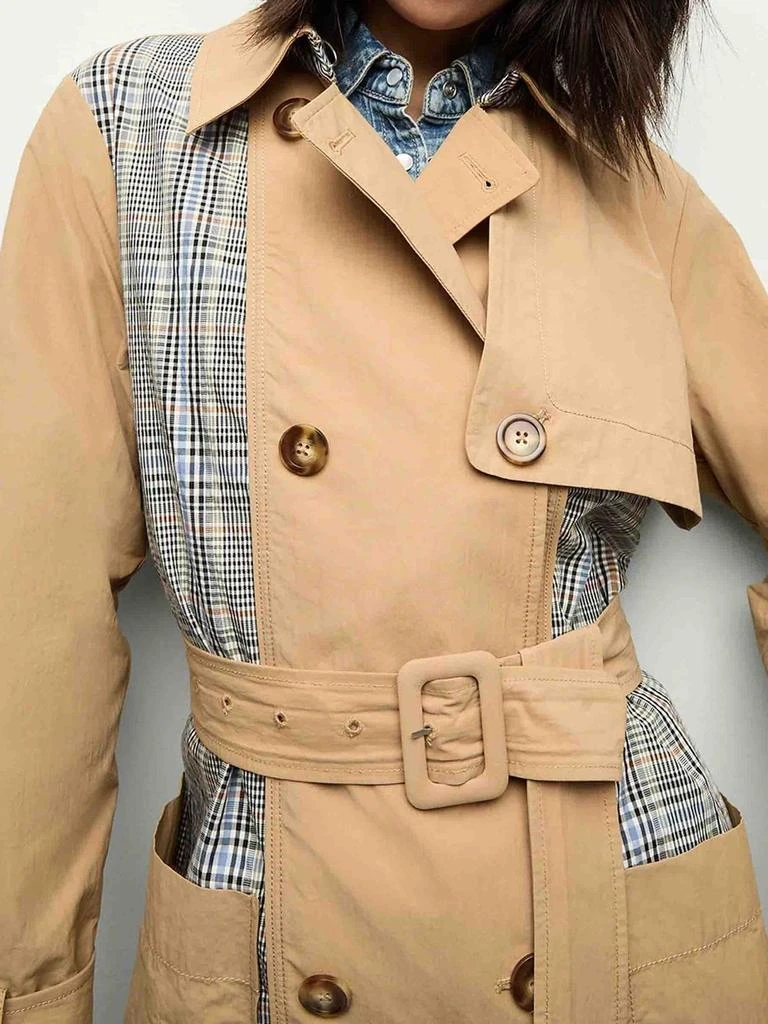 VERONICA BEARD Veronica Beard Patchwork Trench Coat 7