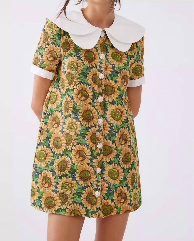Sister Jane Barn Flower Organza Jacquard Dress - Dresses