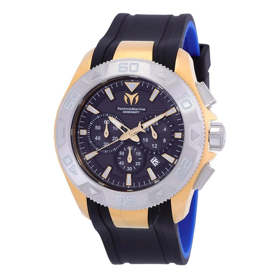 TechnoMarine UF6 Chronograph Quartz Black Dial Men's Watch TM-622005 1