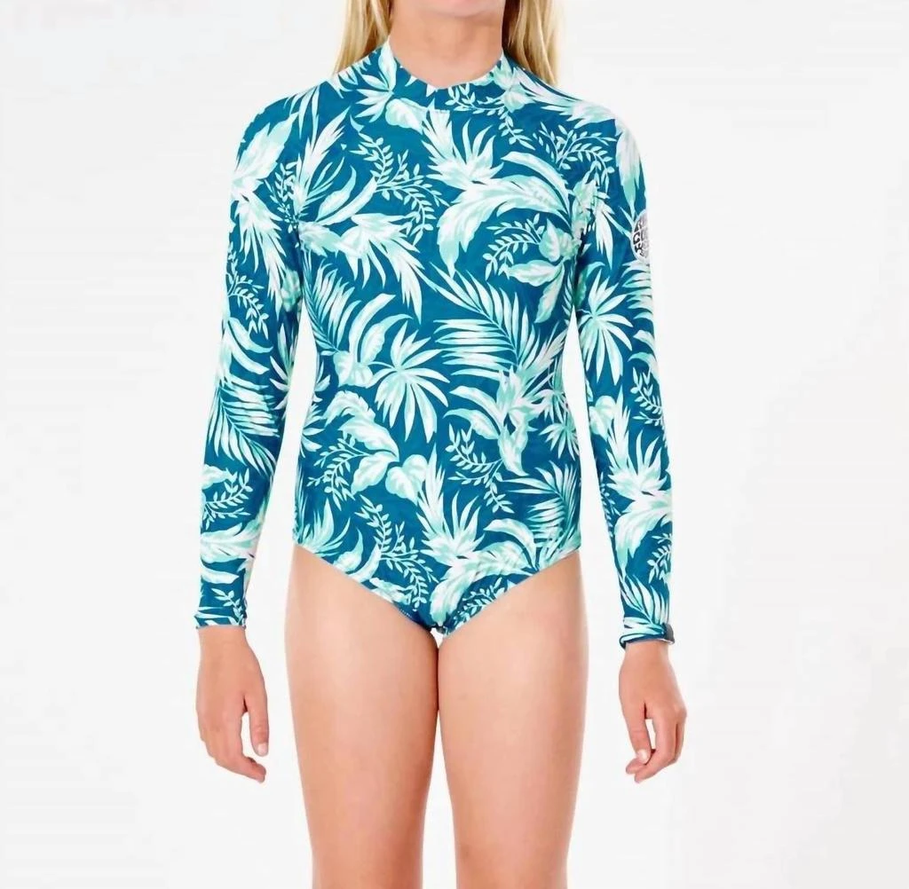 Rip Curl Girls
 Long Sleeve Surfsuit In Sun Rays