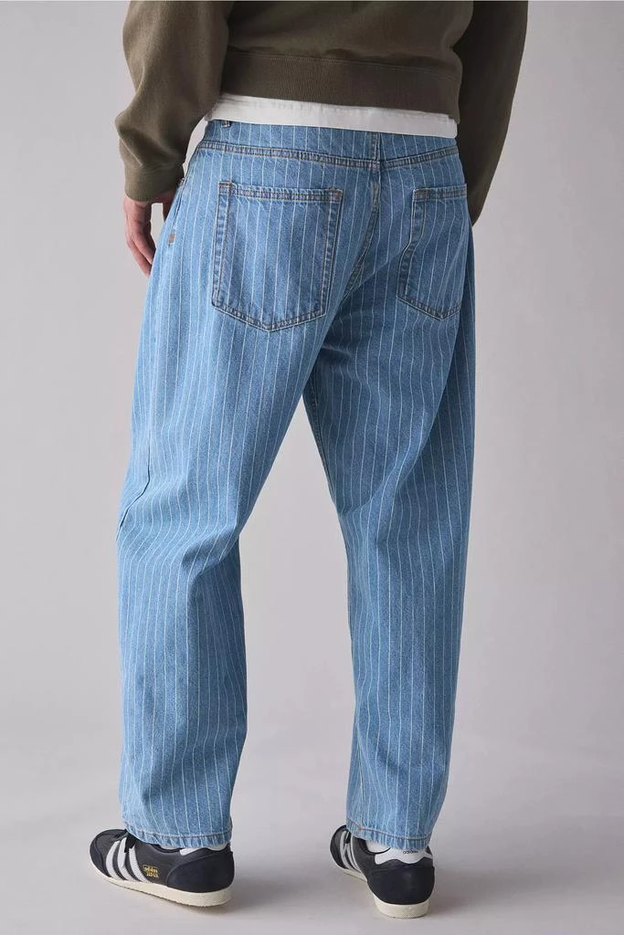 BDG BDG Pinstripe Pleated Straight Fit Denim Jean 2