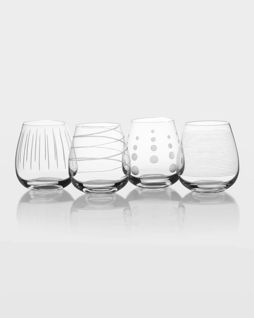 Mikasa Cheers Stemless Wine Glasses, Set of 4