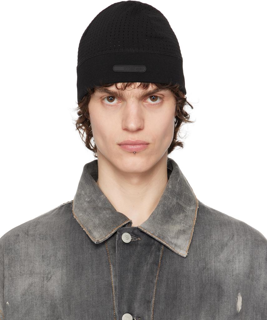 Hyein Seo Black Logo Beanie