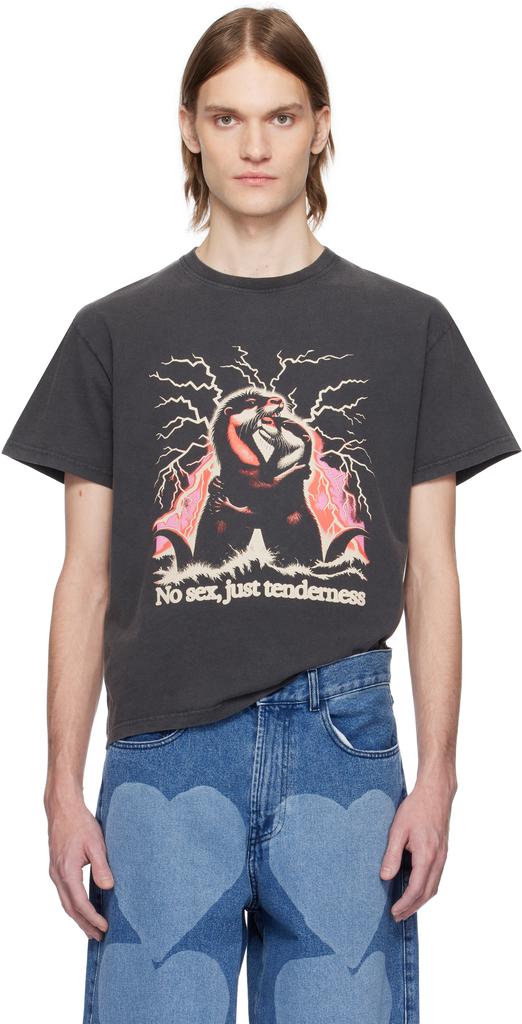 Carne Bollente Black 'No Sex, Just Tenderness' T-shirt - T-Shirts