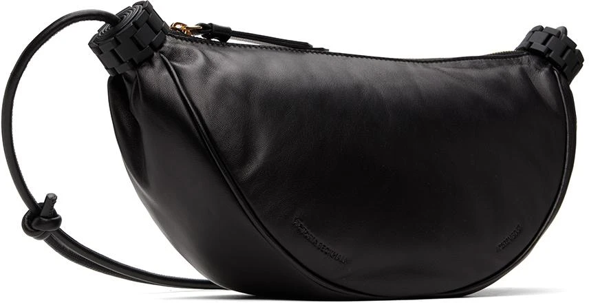 Victoria Beckham Black Puffy Half Moon Bag 2