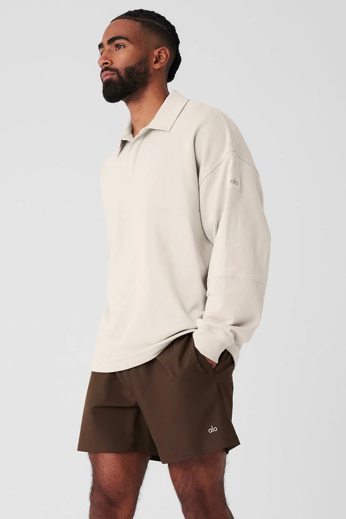 Alo Mixmatch Rugby Sweatshirt - Bone 3