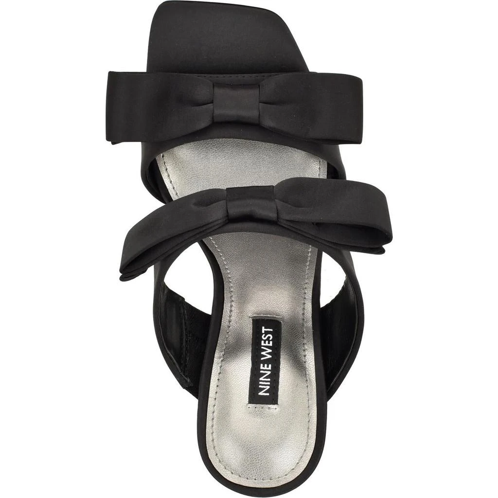 Nine West WN Yoloh 2 Womens Satin Bow Heels 2