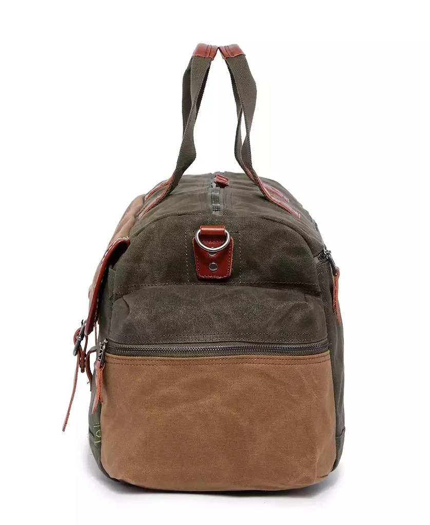 TSD BRAND Stone Creek Waxed Canvas Duffel Bag 5