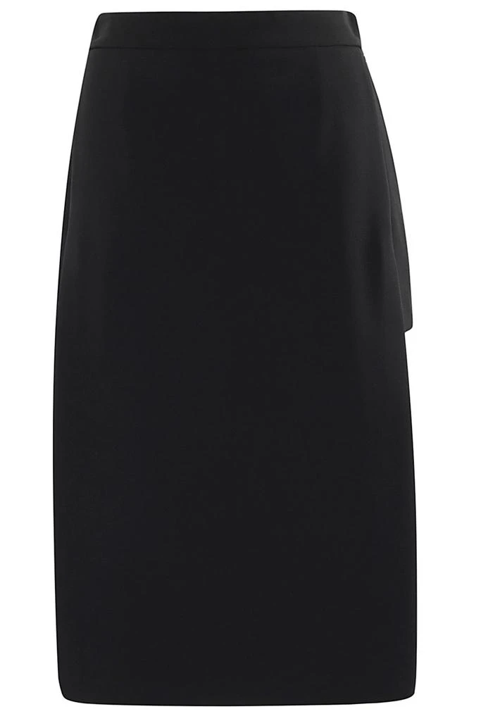ELISABETTA FRANCHI Elisabetta Franchi High Waist Asymmetric Midi Skirt 1