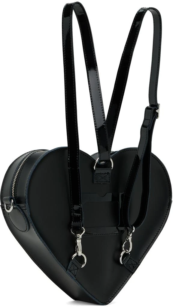 Dr. Martens Black Heart Shaped Leather Backpack 3