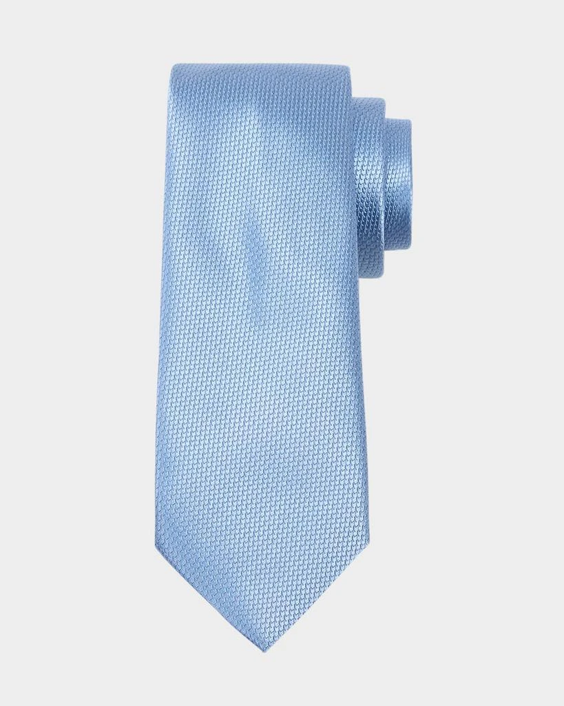 Brioni Men's Textured Silk Tie 1