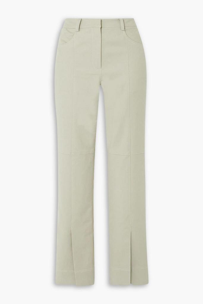 LVIR Paneled cotton-blend slim-leg pants