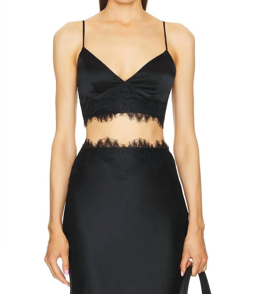 L'Agence L'Agence - Kelvis Lace Trim Bra Top 1