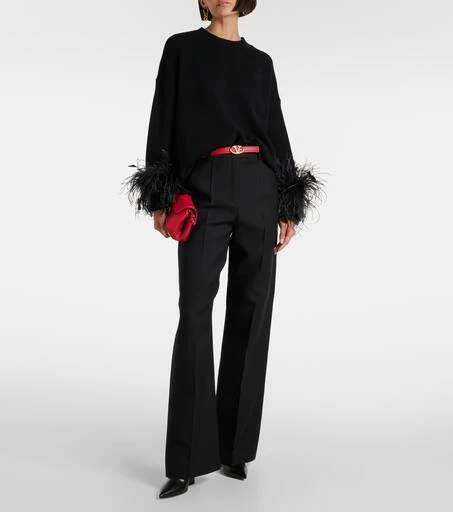 Valentino VLogo Lockette leather ankle boots 3