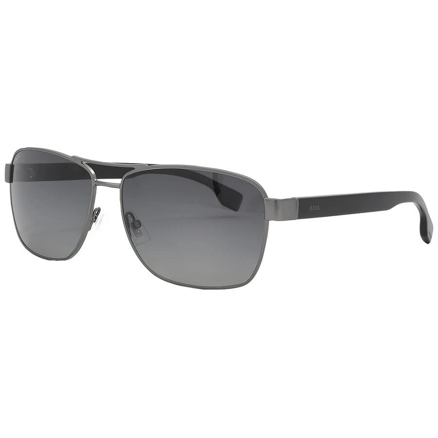 Hugo Boss Grey Rectangular Men's Sunglasses BOSS 1559/O/S 0R80/WJ 60 3