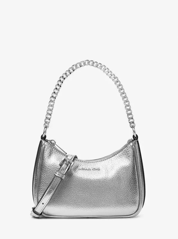 Michael Kors Jet Set Travel Small Metallic Convertible Crossbody Bag