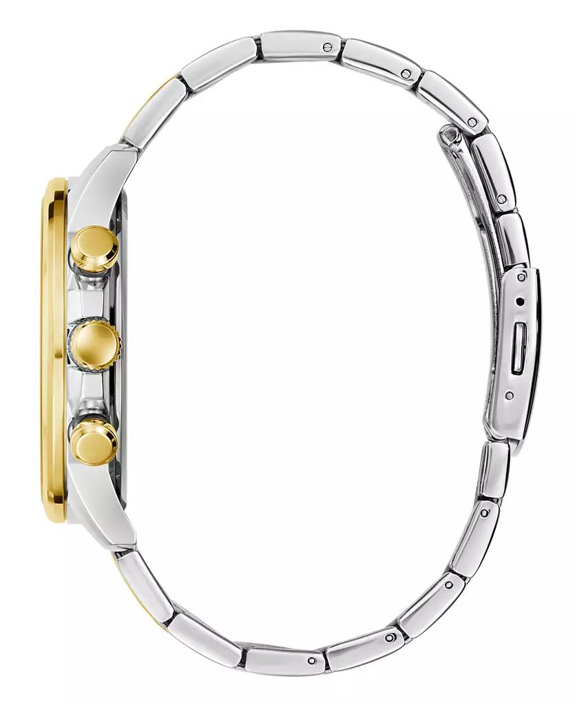 GUESS Men's Multi-Function Two-Tone Stainless Steel Watch, 44mm