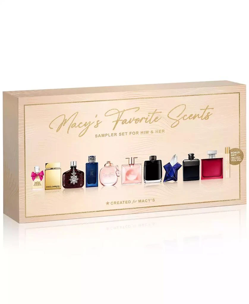 Created For Macy's 11-Pc. Macy's Favorite Scents Fragrance Sampler with Travel Spray For Him & Her, Exclusively at Macy's 6