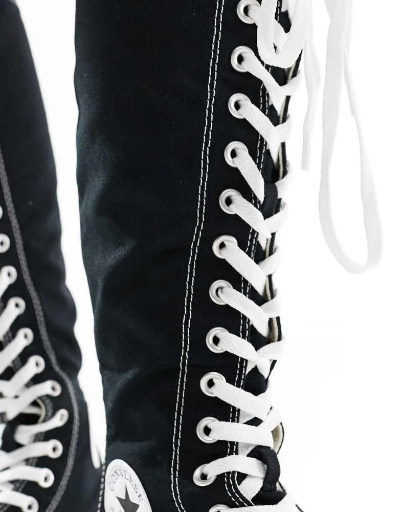 Converse Converse Chuck Taylor All Star Knee XXX Hi trainers in black and white 3
