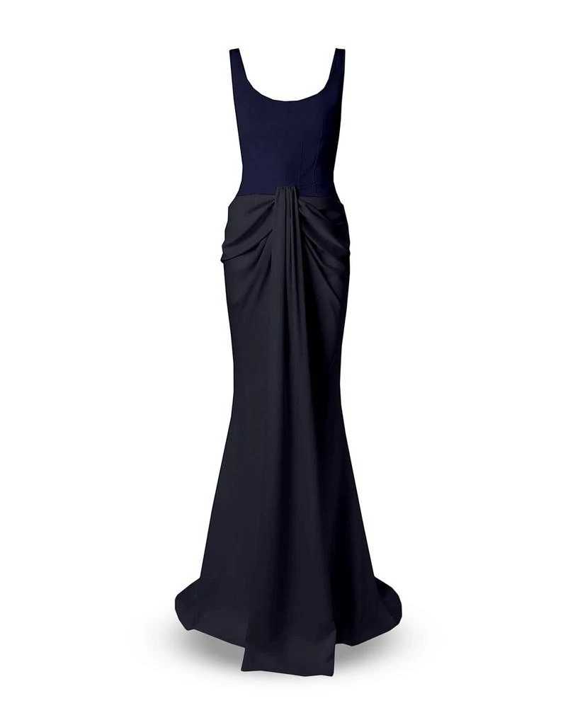 Safiyaa Marlena Scoop Neck Gown 5