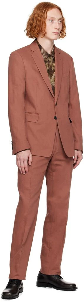 Dries Van Noten Red Cotton & Linen Suit 5