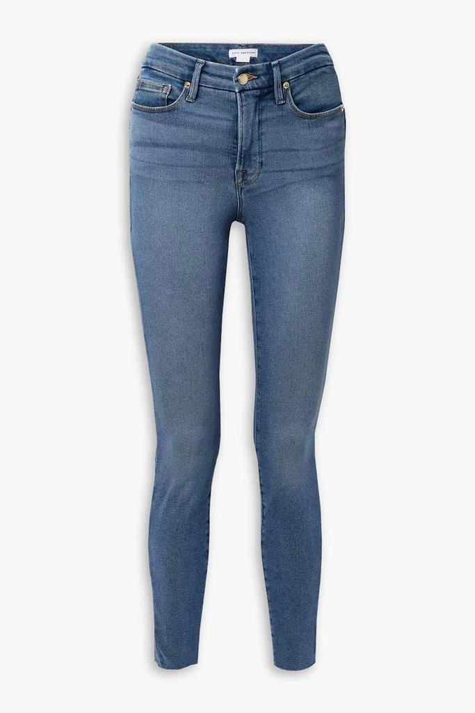 Good American Good Legs high-rise slim-leg jeans 1
