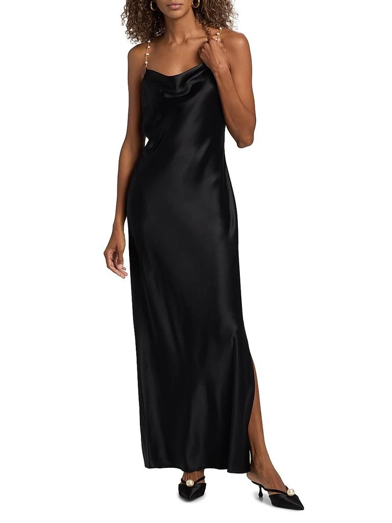 CAMI NYC Shallon Embellished-Silk Slip Gown 2