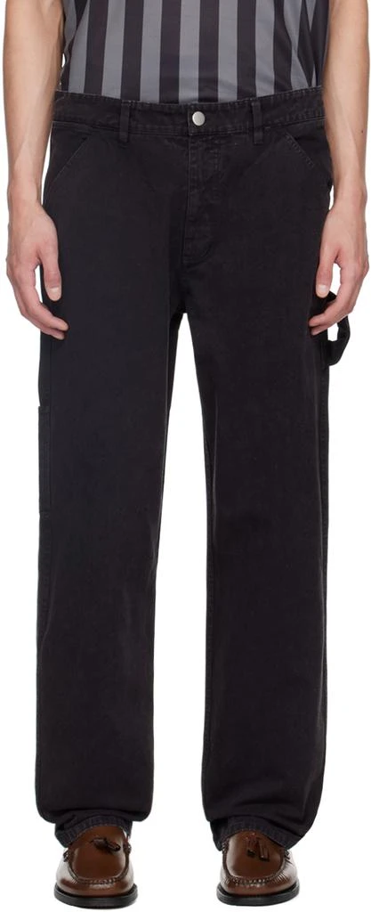 Awake NY Black Pocket Trousers 1