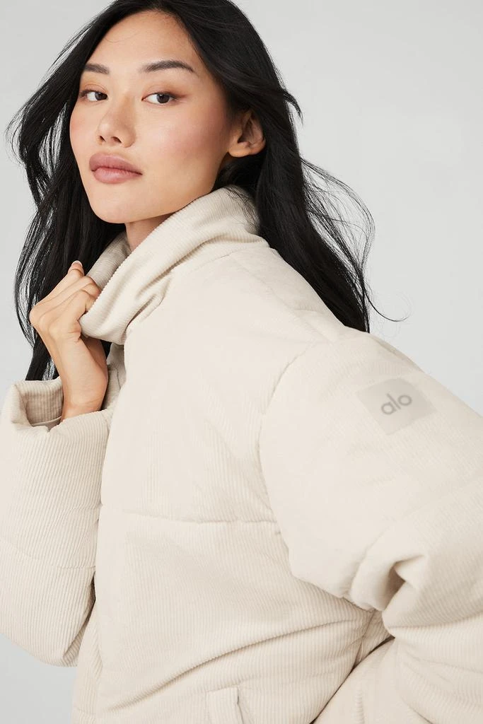 Alo Corduroy Stage Puffer - Bone 5
