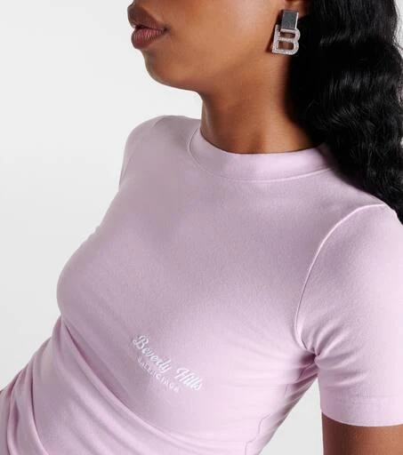 Balenciaga Printed cotton jersey T-shirt 5