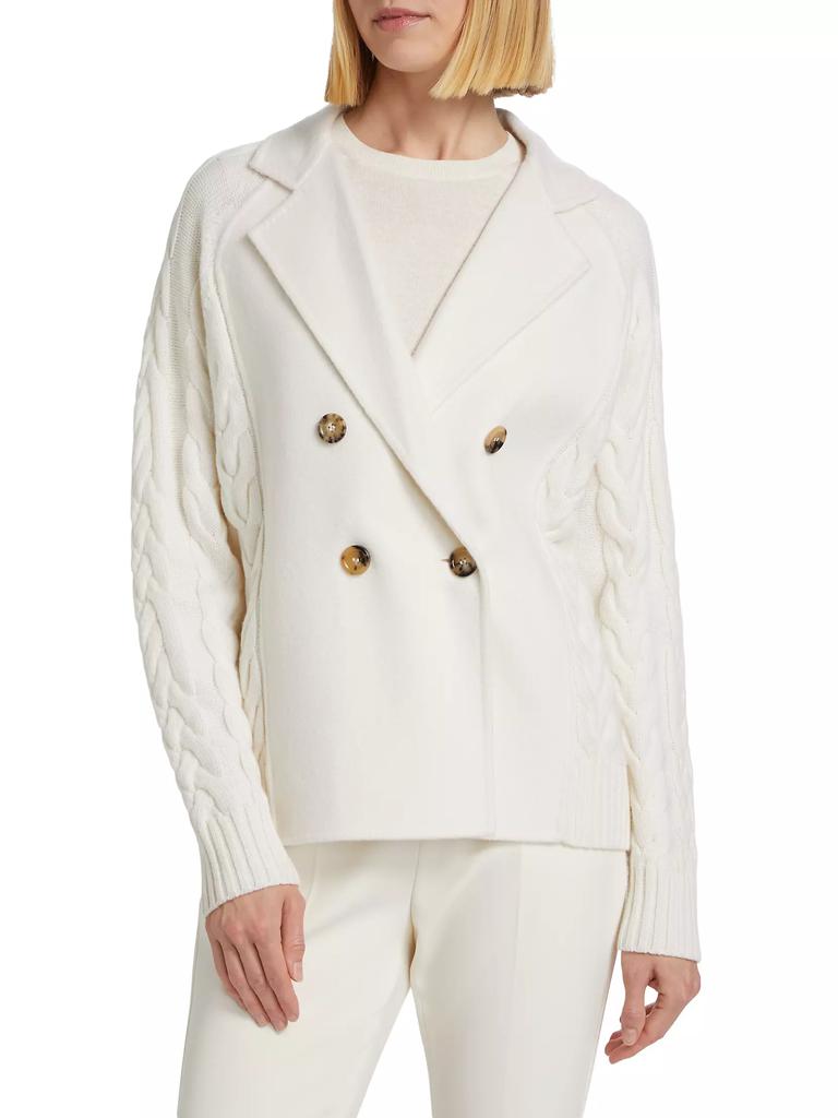 Max Mara Micio Wool & Cashmere-Blend Double-Breasted Suit